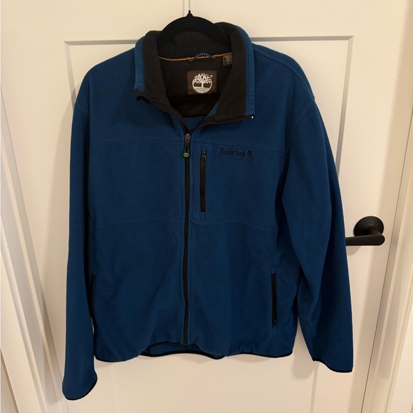 Timberland Other - Timberland Fleece Jacket Men’s XL Blue Full Zip Outdoor Hiking